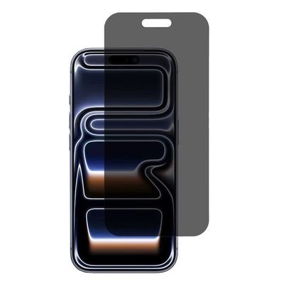 iPhone 17 Pro skjermbeskytter, matt PET, selvhelende, ripebestandig, anti-spion, myk film