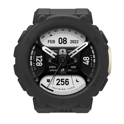 Huami Amazfit T-Rex 2 silikoneetui med huller til beskyttelse af uret - Sort