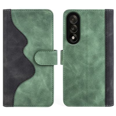 To-farvet OnePlus Nord 5 / OnePlus Ace 5 Ultra læderetui - Grøn