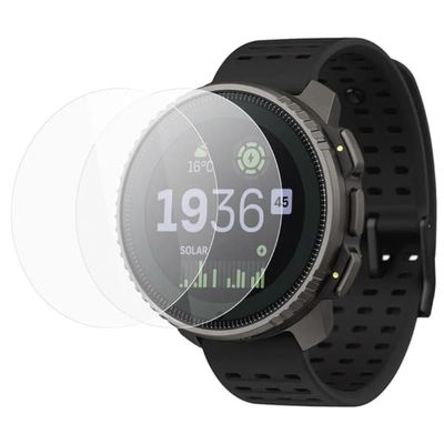 2 stk Suunto vertikal skjermbeskytter av herdet glass 2,5D Arc Edge Watch-skjermfilm