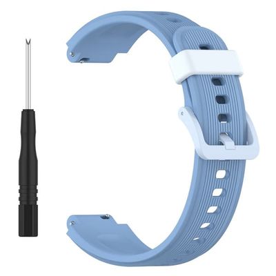 15 mm:n vaihtohihna Xiaomi Redmi Kids Watch -kellon silikonihihna työkalulla - Sininen