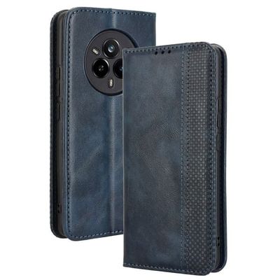 Bofink Vintage läder Realme 14 Pro 5G fodral - Blå