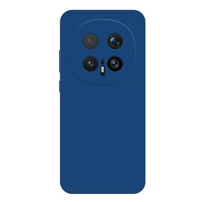 Mikrofiberfôret deksel i mykt gummi for Honor Magic8 Pro - Safir