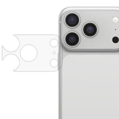iPhone 17 Pro kameralinsfilm Ultratynn, matt, ripebestandig PET-beskyttelse for linsesokkel