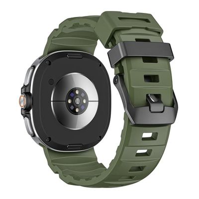Klokkerem Samsung Galaxy Watch8 40 mm / 46 mm / Watch8 Classic 46 mm Justerbar silikonrem til erstatning for sportsrem - Grønn