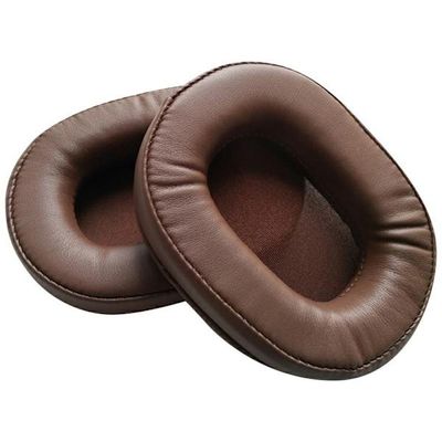 1 par öronkuddar Audio-Technica ATH-MSR7b / ATH-M20X / ATH-M30 hörlurar sammet läderöverdrag ersättnings kuddar - Brun