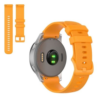 Garmin Venu 2S / Vivoactive 4S / Vivomove 3S ensfarvet urrem - Gul