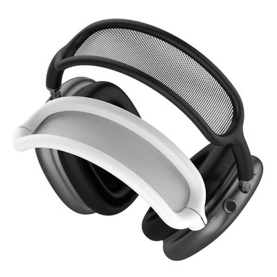 Silicone Headband Cover Case AirPods Max 2 Mjukt huvudband Skyddskuddar - Vit