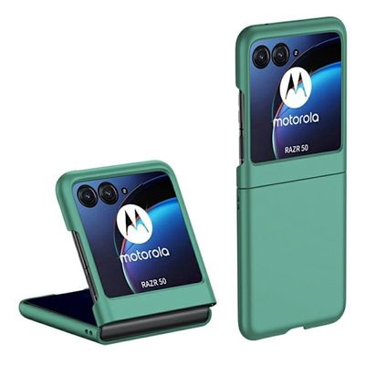 Motorola Razr 60-etui Ultratyndt, gummieret, slagfast telefon cover - Grøn