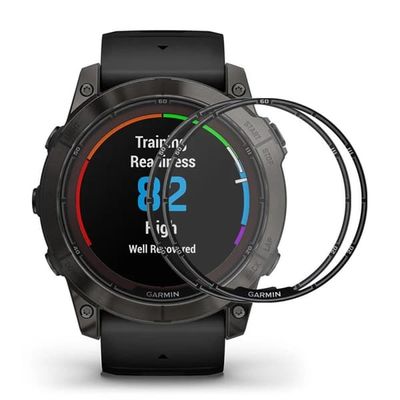ENKAY HAT PRINCE 5Pcs Garmin Fenix 7 Pro Smartwatch Skærmbeskytter Full Cover 3D Curved Soft Bumpresistent Edge and Clear Film