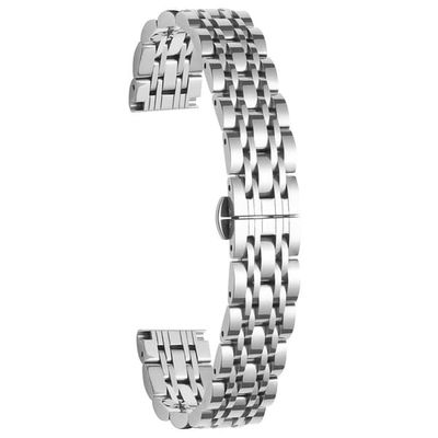 Garmin Lily 2 Watch Band 7-Beads 14 mm erstatningsrem i rustfritt stål - Sølv