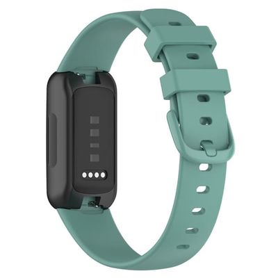 Fitbit Inspire 3 Silikonklokkearmbånd Myk erstatningsrem, str: S - Grønn