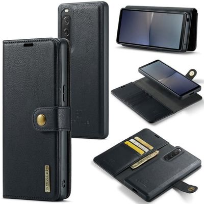 DG.Ming Sony Xperia 10 V 2-in-1 Pung Etui - Sort