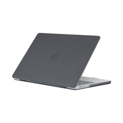 MacBook Pro 16 M1 Max / M1 Pro (A2485, 2021) karbonfiberdeksel - Svart