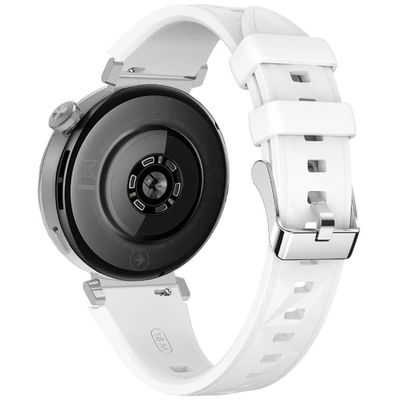 KALEBOL 18mm Watch Band Huawei Watch GT 5 41mm / Watch GT 4 41mm / Garmin Venu 3S Sport Replacement Silicone Strap - Hvid