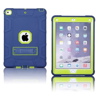 iPad (2018) armor defender silikone etui - Grøn / Mørkeblå