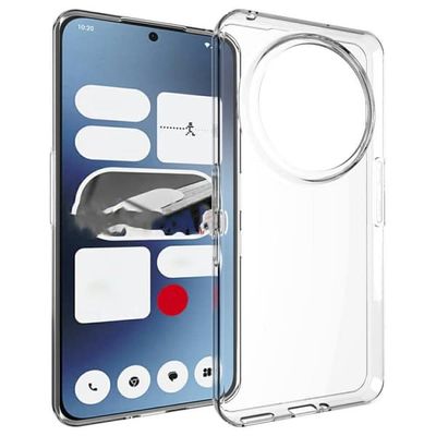 Nothing Phone (3a) Pro-etui 2,0 mm fleksibelt, klart telefondeksel mot riper