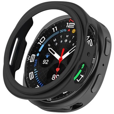Beskyttende etui Samsung Galaxy Watch8 40 mm Semi-lukket hårdt PC-uretæppe - Sort