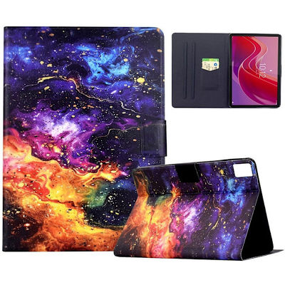 Lenovo Tab M11 / Xiaoxin Pad 11 2024 Stativetui med mønstertrykk og automatisk våkne/sove-funksjon - Stjernetåke