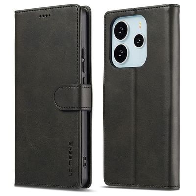 LC.IMEEKE Xiaomi Redmi Note 14 4G flip etui - Svart