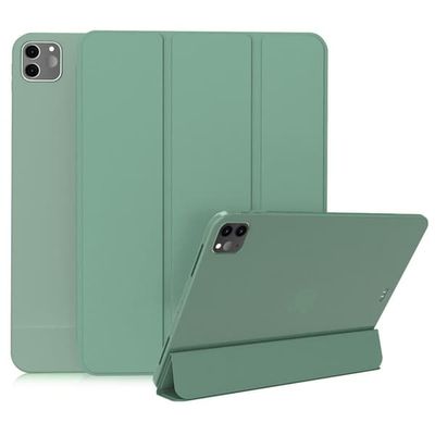 iPad Pro 11 (2022/2021/2020) Tri-fold Smart Wake/Sleep-nettbrettveske - Midnattsgrønn