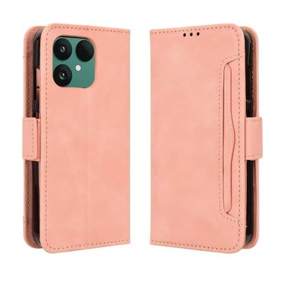 Lommebok-etui i moderne skinn-design Fairphone 6 - Rosa