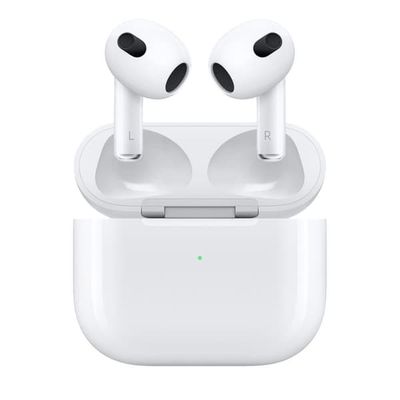 Apple AirPods 3 / trådløse ørepropper med MagSafe-opladningsetui og rumlig lyd – Hvid