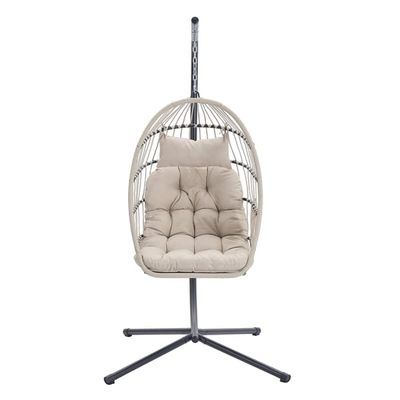 Hengestol 98x103x195 cm Hvit