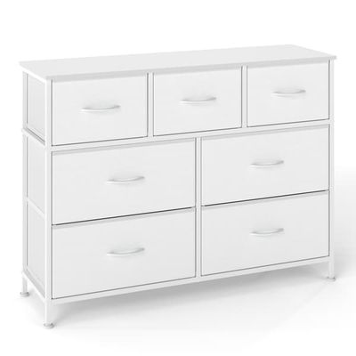 Kommode 30x98.8x73.7 cm Hvit MDF