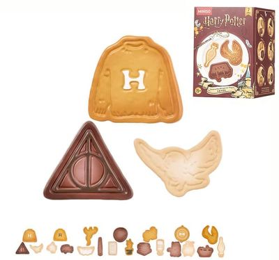 MINISO Harry Potter Kakformad Blind Box Kylskåpsmagnet – Magisk Dekoration, Samlarobjekt och Present för Barn & Tonåringar