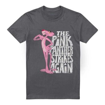 Pink Panther Unisex Adult Strikes Again T-Shirt