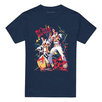 Elvis Presley Unisex Adult Eagle Elvis T-Shirt