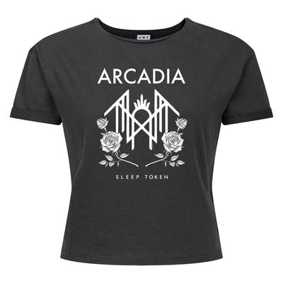 Amplified Womens/Ladies Arcadia Sleep Token Crop Top