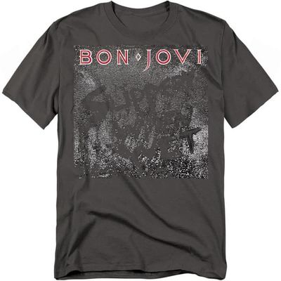 Bon Jovi Unisex Adult Slippery Cover T-Shirt