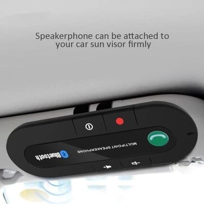 Bluetooth håndfritt bilsett trådløs MP3-musikkspiller solskjermklips høyttaler