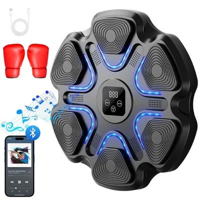 Boksemaskin - TANBABY - Smart modell - 9 hastighetsmoduser - Bluetooth - Hansker inkludert