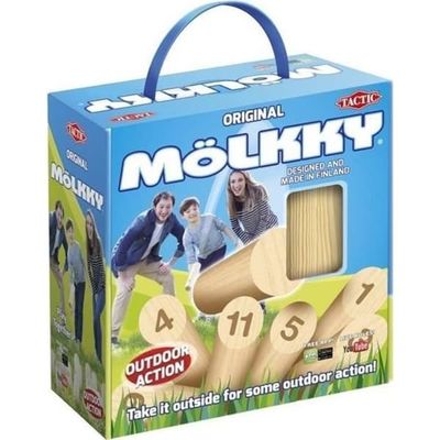 Mölkky Tactic bowlingspel - 13 bitar - trä - för barn från 6 år och uppåt