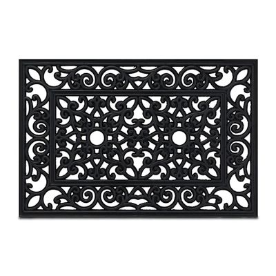 Dörrmatta av gummi med ornament