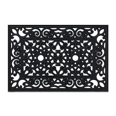 Dörrmatta av gummi med ornament