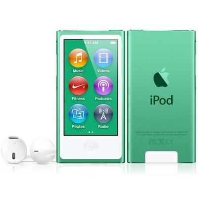 iPod nano 16 GB grøn (7. generation) - NY + …- REFURBISHED