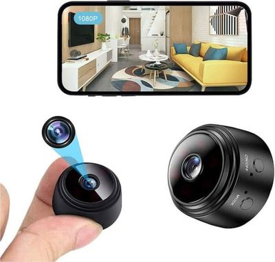 Trådløs mini spionkamera 1080p Full HD med lyd og video, hemmelig skjult monitor til baby, sikkerhedsovervågningskamera