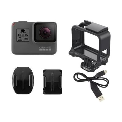 Actionkamera GoPro HERO5 Black - Grå - Vattentät - 4K - 12.0 MP - Bluetooth