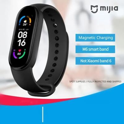 Smartwatch - Xiaomi - Mijia M6 - Sort - Skridttæller - Pulsmonitor