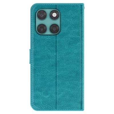 Vintage Etui - Motorola Edge 60 Fusion/Edge 60 - Turkos - Mjuk - Magnetisk