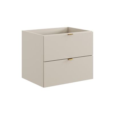 Vaskeskab 60 Cm Med 2 Skuffer - Dalia Kashmir, Mat Sort
