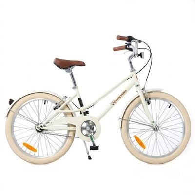 Barncykel 20 Tum EVERCROSS TECH - Robust Stålram Max Belastning 75kg - EM2 Vit Färg