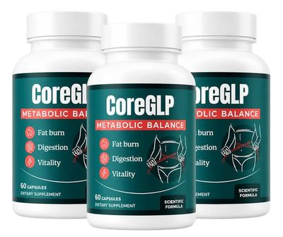 CoreGLP kosttilskud – SET 3x60 kapsler – med mikrokrystallinsk cellulose, grøn te-bladekstrakt, tranebærekstrakt – Til voksne.