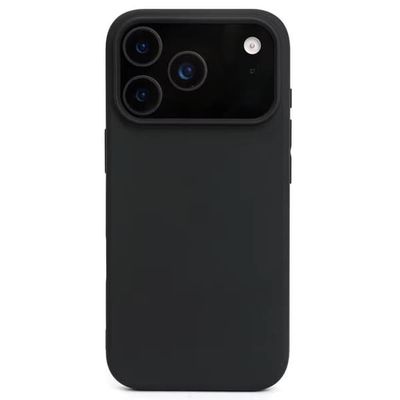 iPhone 18 Pro Matt Svart Silikondeksel