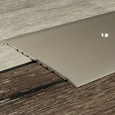 Tröskellist Alu anodiserat L 80 mm H 3.5 mm Längd 1000mm Genomgående hålad