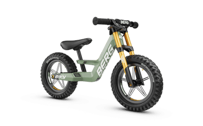 BERG Løbecykel Biky Cross Grøn Handbrake, 2,5 år og opefter, med Håndbremse